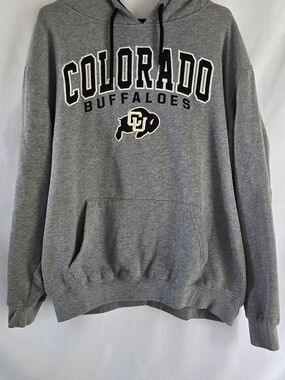 Colorado Buffaloes Gray Hoodie Sweatshirt